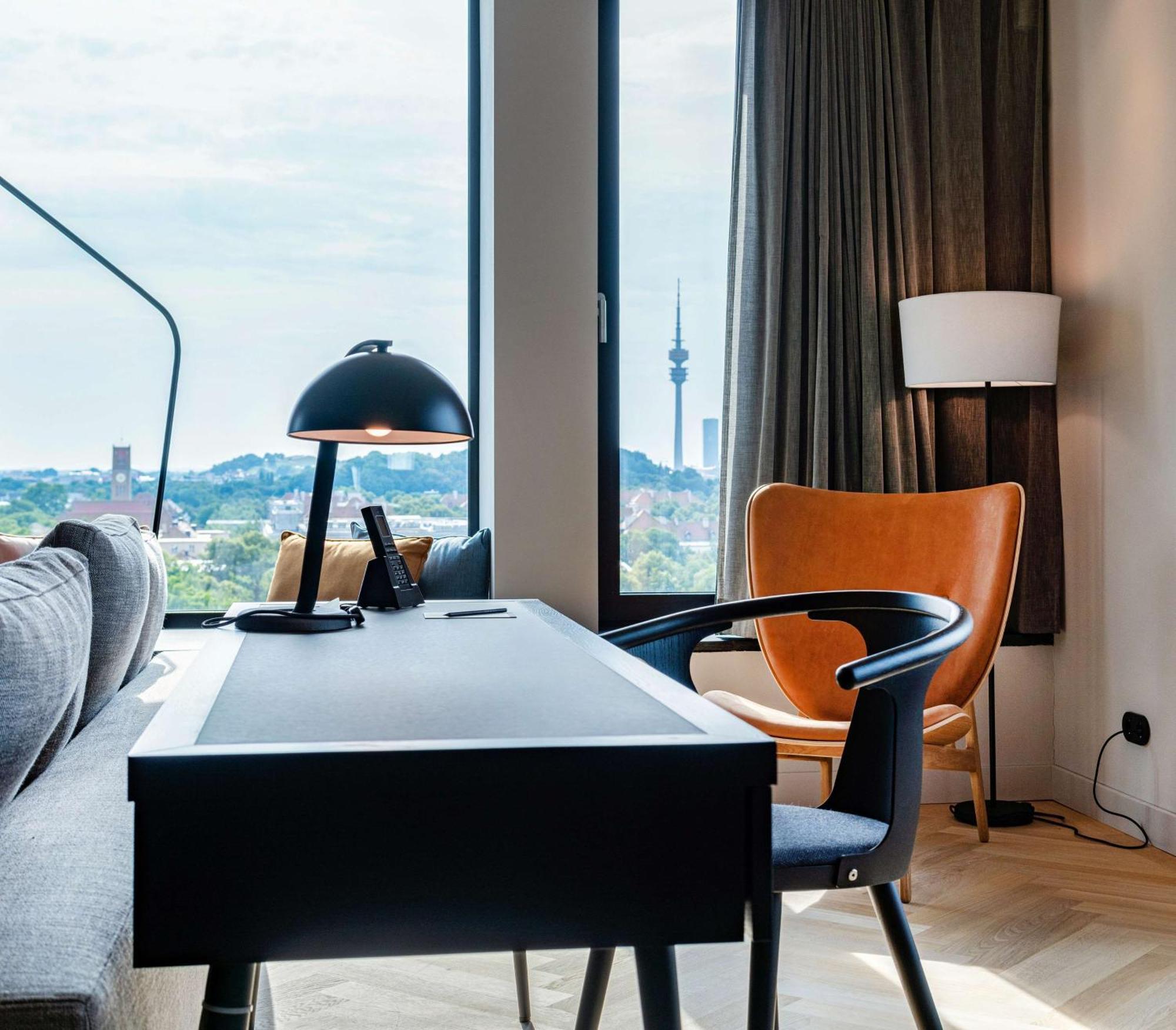 Hotel Andaz Munich Schwabinger Tor, By Hyatt Esterno foto A room at the hotel